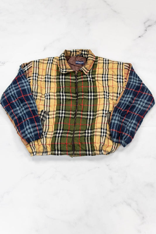 1 of 1 Reworked Jacket from Vintage Burberry Scarfs no30 - Dreambutdonotsleep