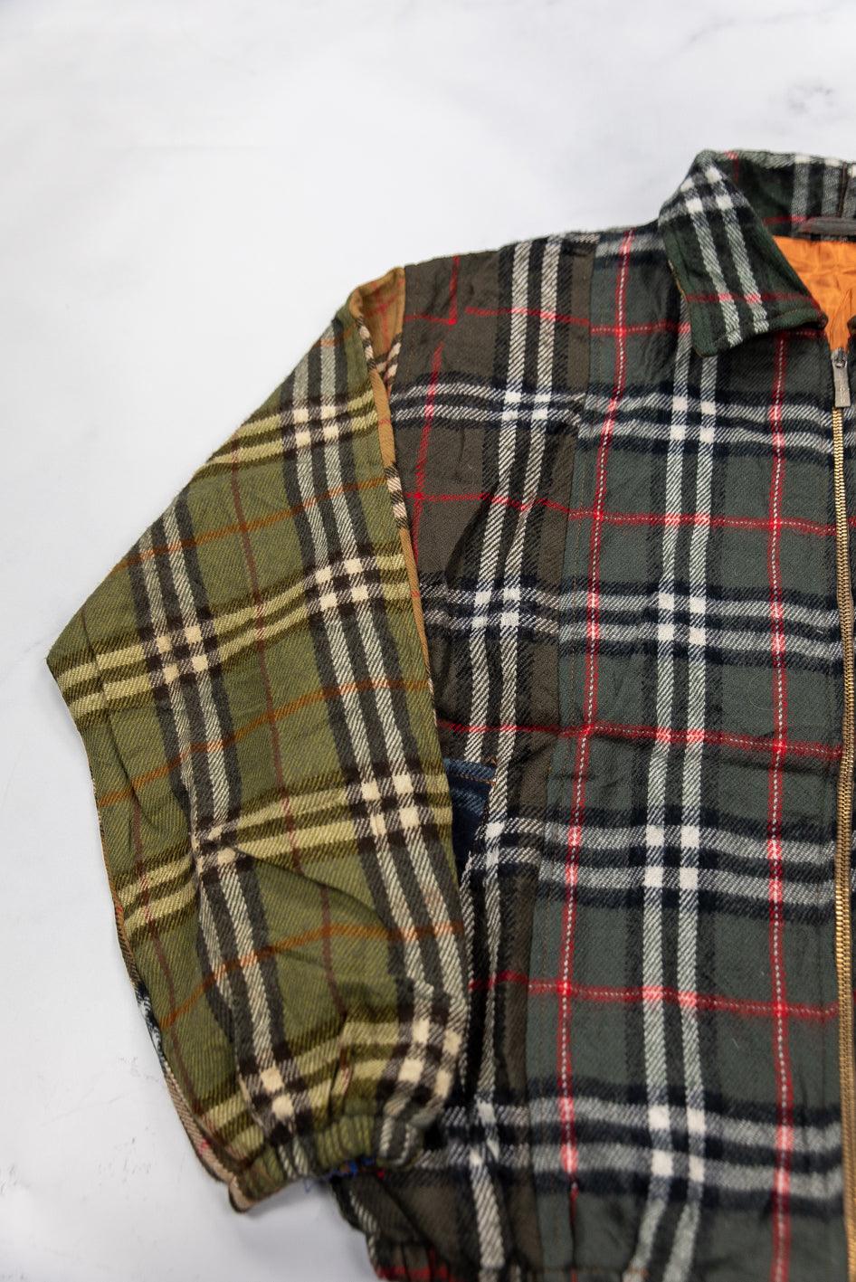 1 of 1 Reworked Jacket from Vintage Burberry Scarfs no14 - Dreambutdonotsleep