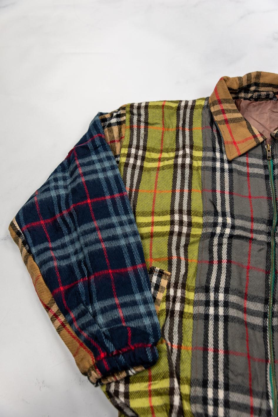 1 of 1 Reworked Jacket from Vintage Burberry Scarfs no15 - Dreambutdonotsleep
