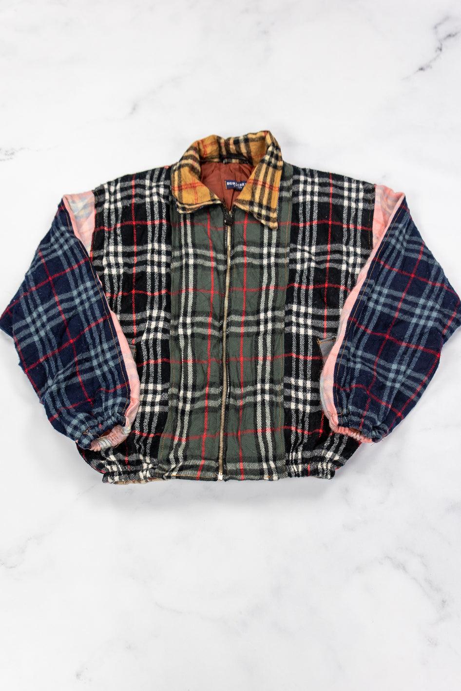 1 of 1 Reworked Jacket from Vintage Burberry Scarfs no26 - Dreambutdonotsleep
