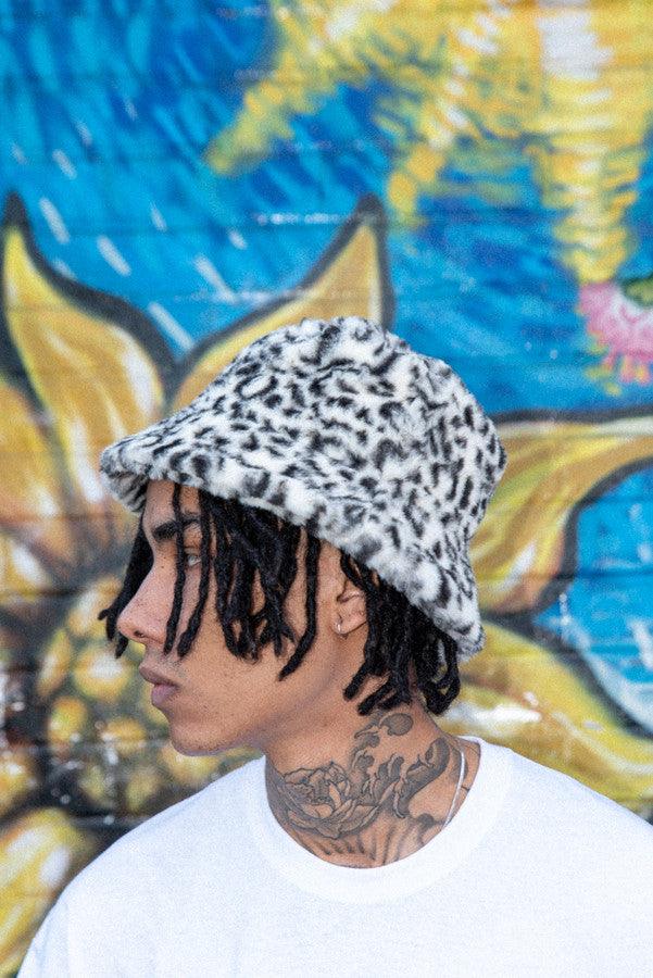 Stussy bucket discount hat leopard