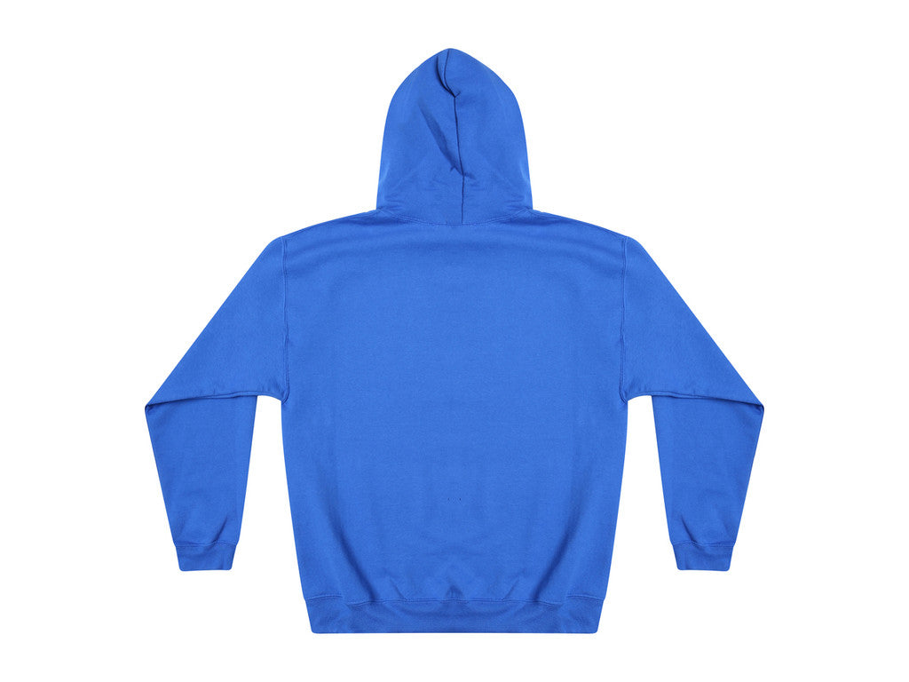 Royal Blue Hoodie With Printed 'Lost In The Unknown' Design