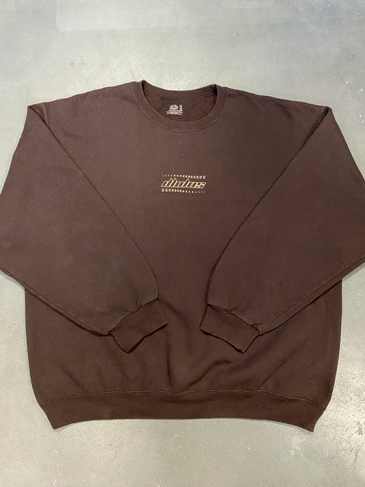 Reworked FOTL Sweatshirt in Brown with Logo Embroidery