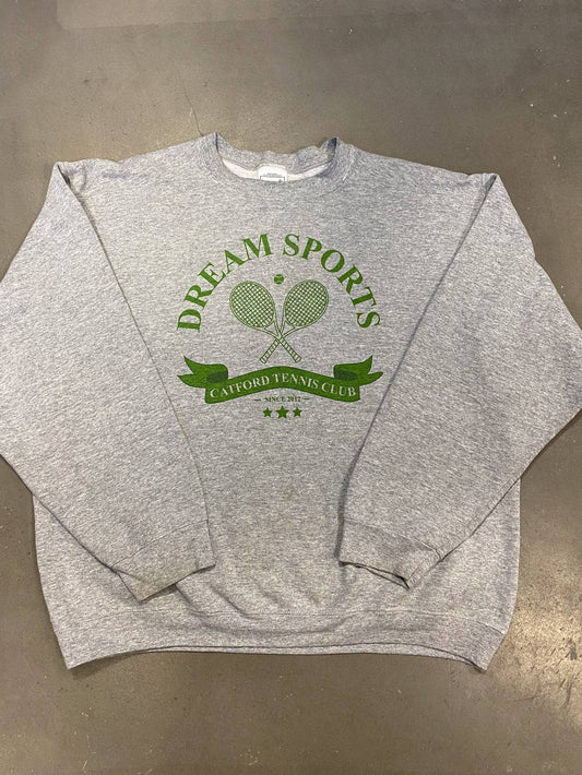 Reworked Wilson Sweatshirt in Grey with Dream Sports Print