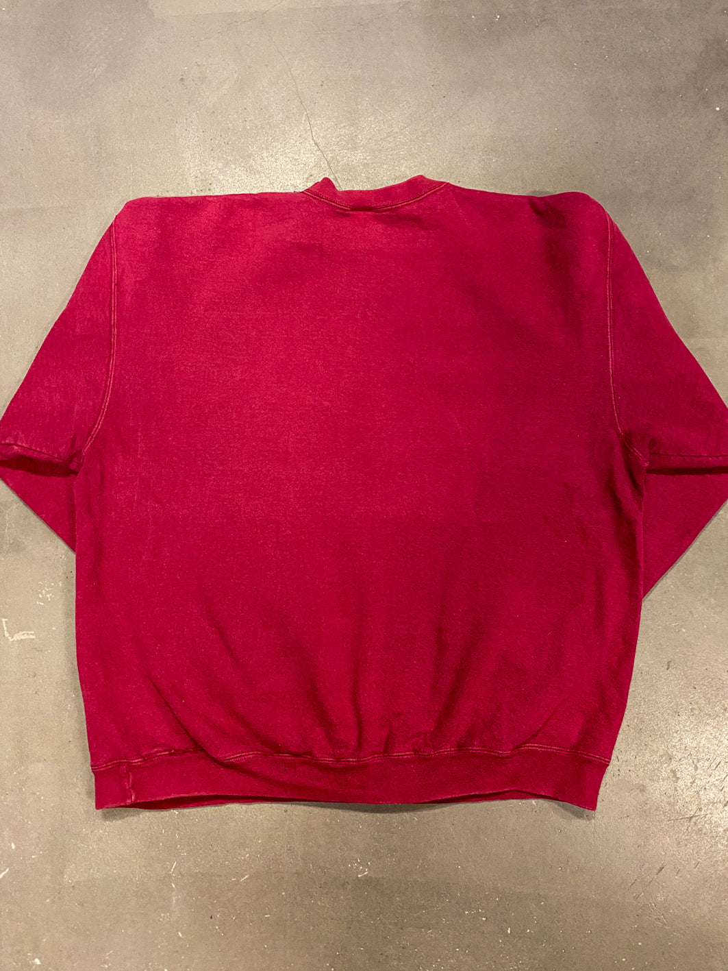 Reworked FOTL Sweatshirt in Red Spaced Out Print
