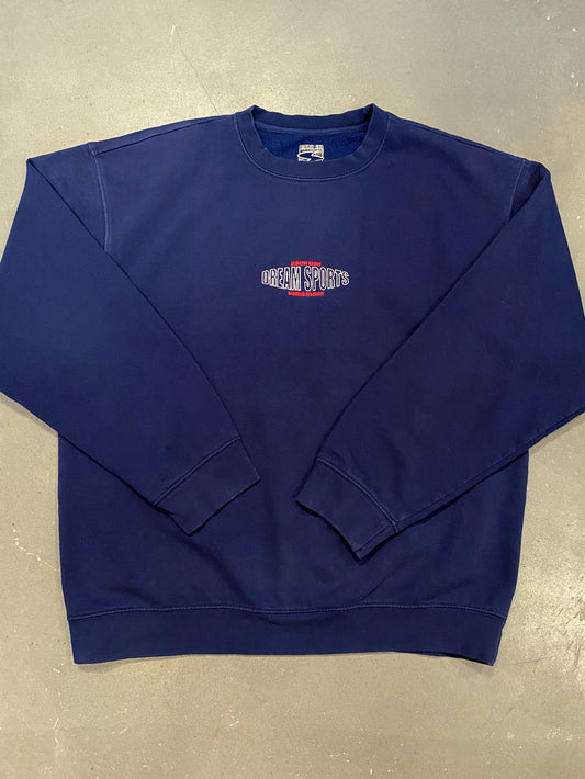 Reworked Simply For Sports Sweatshirt in Navy with Logo Embroidery