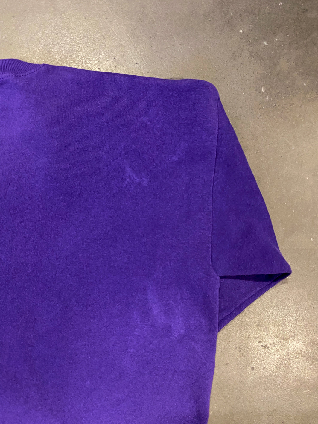 Reworked Artex Sportswear Sweatshirt in Purple Rave Print