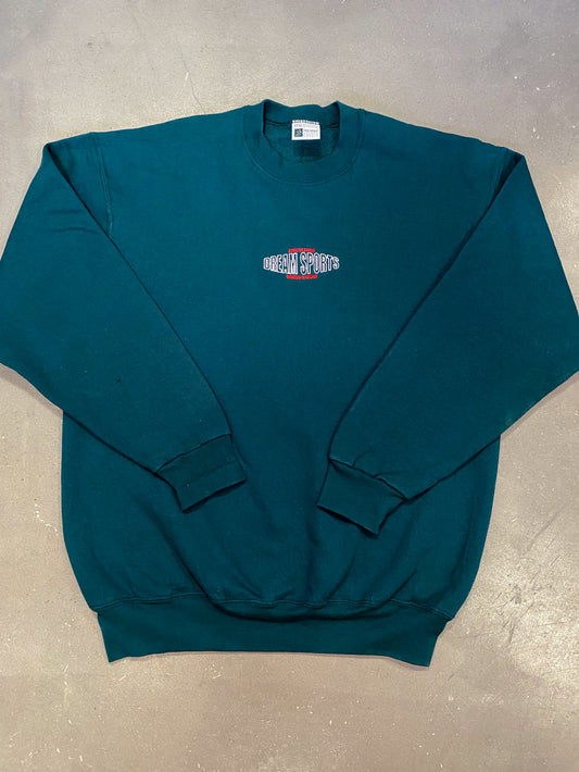 Reworked Pro Spirit Sweatshirt in Green with Logo Embroidery